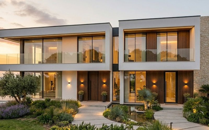 Stylish Duplex Exterior Design for Modern Families